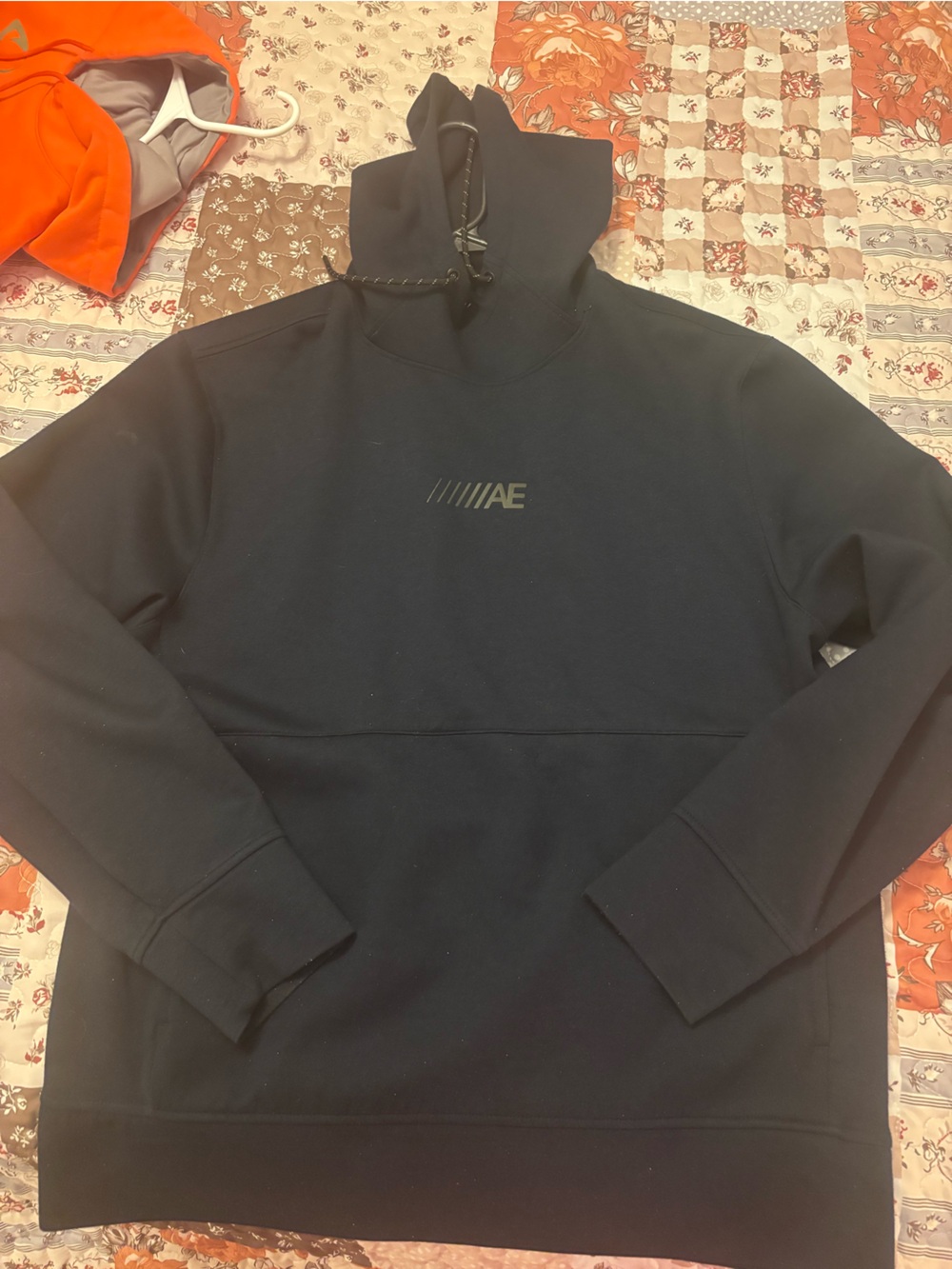 American Eagle Outfitters Men's Navy Crewneck Pullover